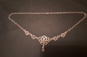 Silbernes Trachtencollier