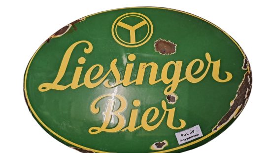 Historisches Blechschild