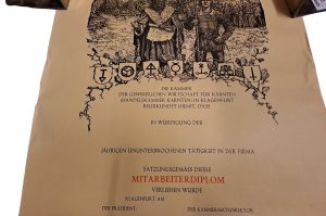 Mitarbeiterdiplom