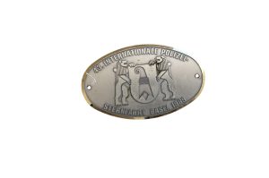 Metallplankette