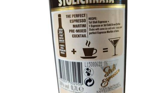 Stolichnaya Stoli Espresso