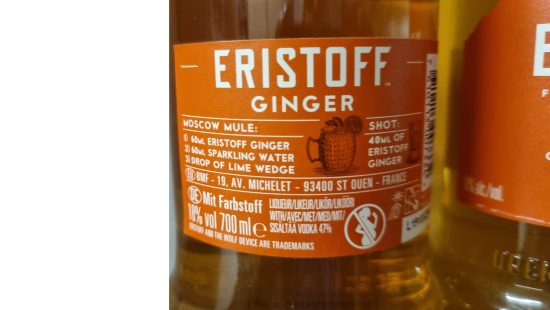 Eristoff Ginger