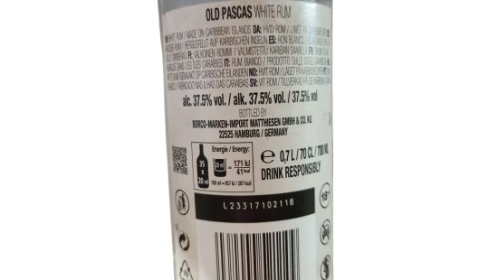 Old Pascas Rum