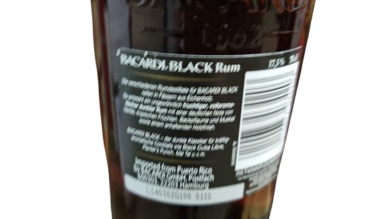 Bacardi black