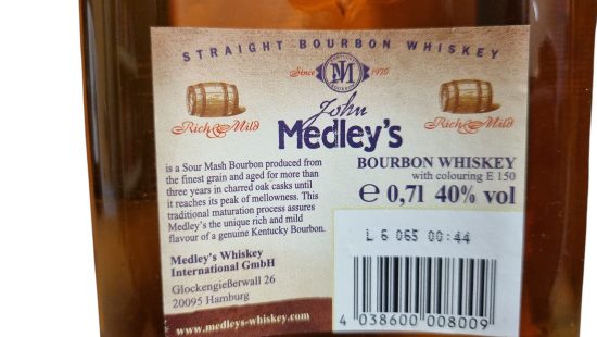 John Medleys Whisky
