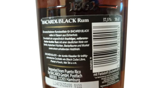 Bacardi black