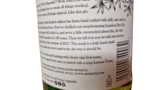 Sipsmith Sloe Gin