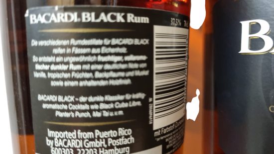 Bacardi black