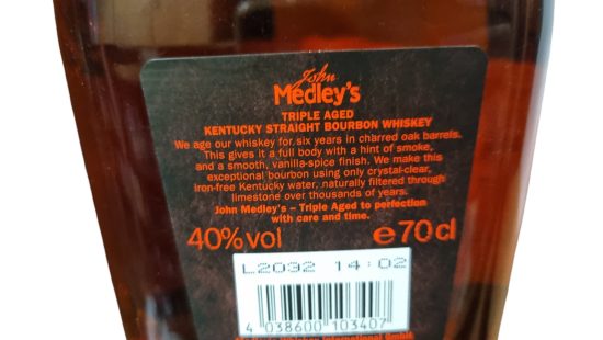 John Medleys Whisky