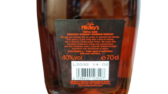 John Medleys Whisky