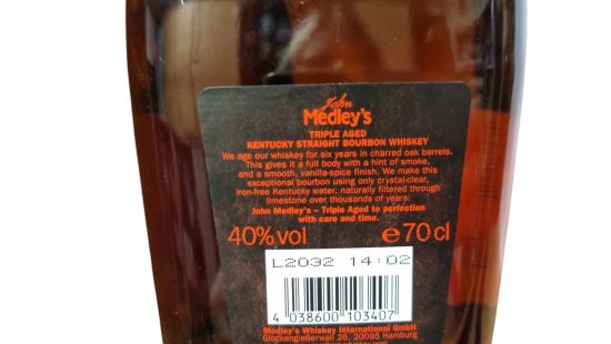 John Medleys Whisky