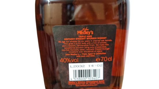 John Medleys Whisky