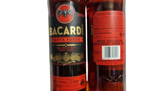 Bacardi Carta Fuego