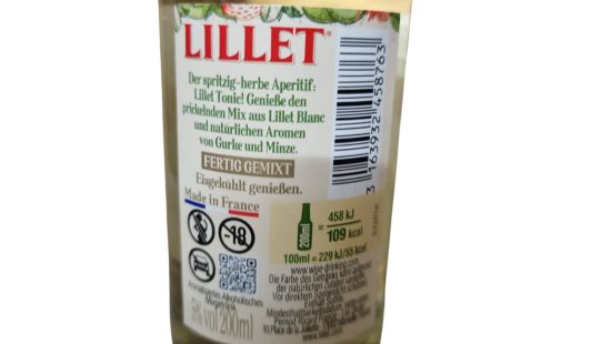 Lillet Tonic Aperitiv