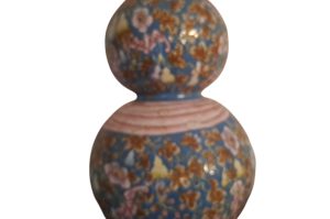 Asiatische Fayence Vase 8 WZ