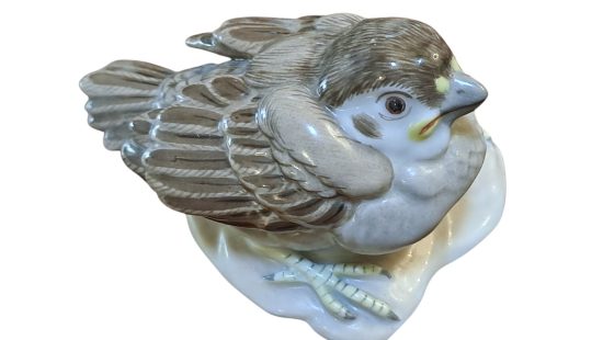 Porzellanfigur Spatz 8 WZ