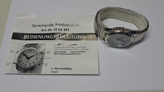 Sprechende Uhr CAV7