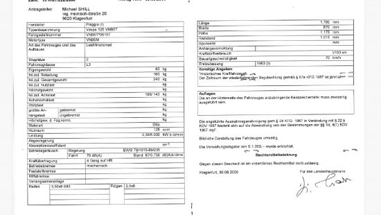 Vespa FIN: VNB5T06157