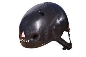 Helm schwarz glänzend