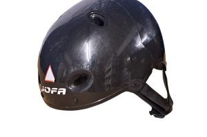 Helm schwarz glänzend