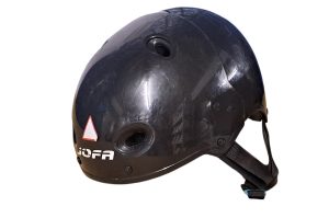 Helm schwarz glänzend