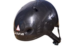 Helm schwarz glänzend