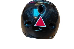 Helm schwarz glänzend