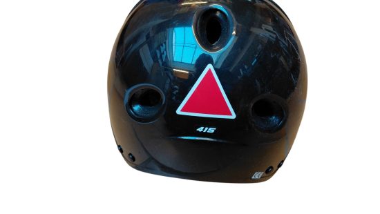 Helm schwarz glänzend