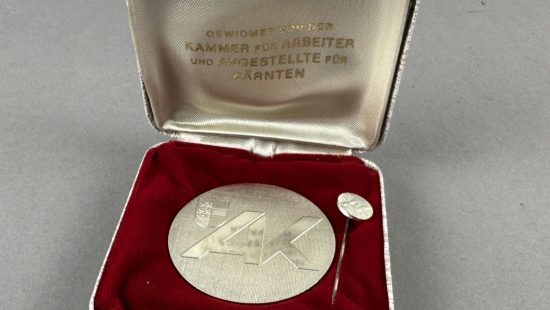 Sammler Medaille im Etui