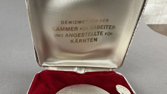 Sammler Medaille im Etui