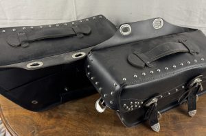 Motorrad Leder Satteltaschen