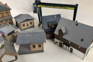 Häuser für Eisenbahn Modelle