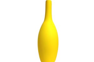 Vase gelb