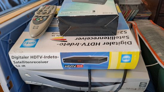 Receiver und Festplatte