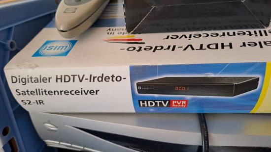 Receiver und Festplatte