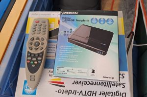 Receiver und Festplatte