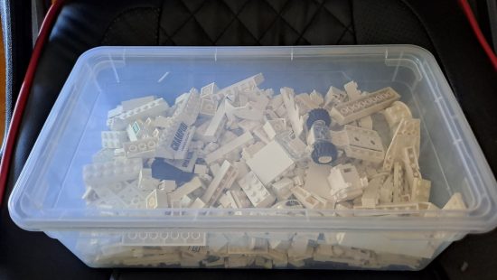 Legoteile weiß
