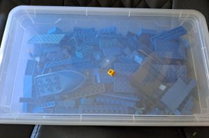 Legoteile blau