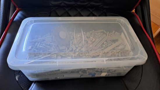 Legoteile grau