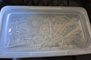 Legoteile grau