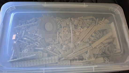 Legoteile grau