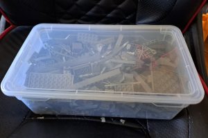 Legoteile grau