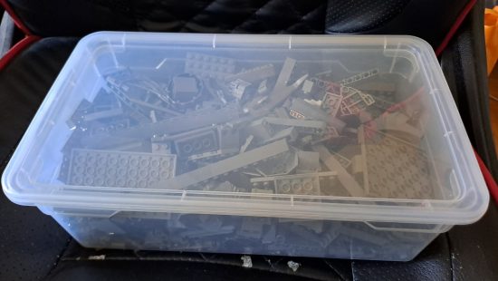 Legoteile grau