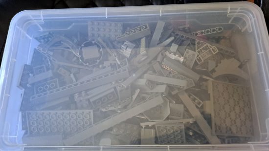 Legoteile grau