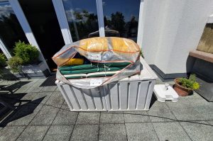 Sitzauflagen mit Truhe