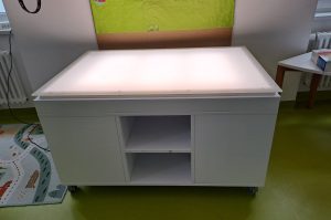 Fahrbaren Auflichttisch EG