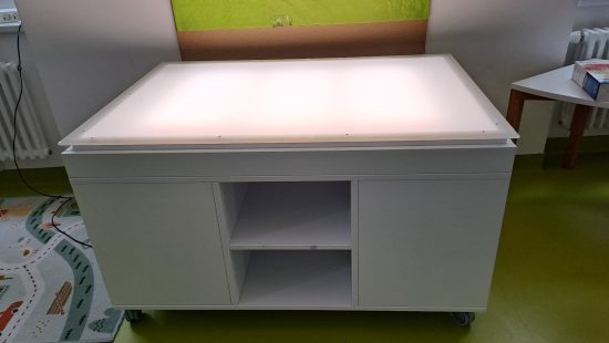 Fahrbaren Auflichttisch EG