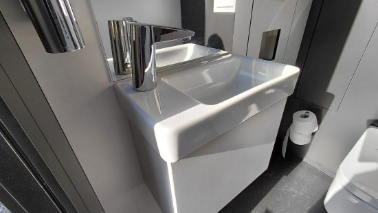 Mobile Luxus Toilettanlage