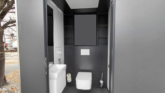 Mobile Luxus Toilettanlage