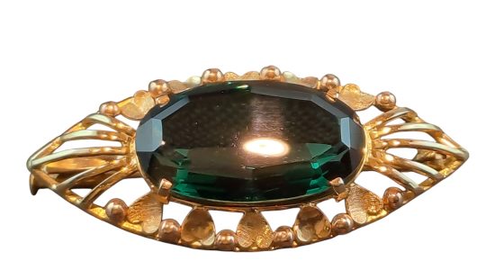 Goldbrosche